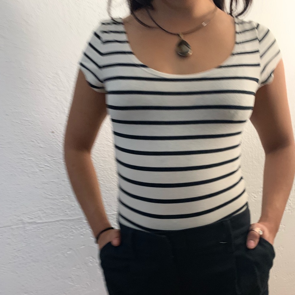 Striped onesie
